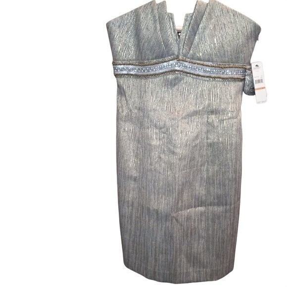 Laundry By Shelli Segal Dresses & Skirts - Laundry by Shelli Segal Embellished Gold Dress Size 2 NWT